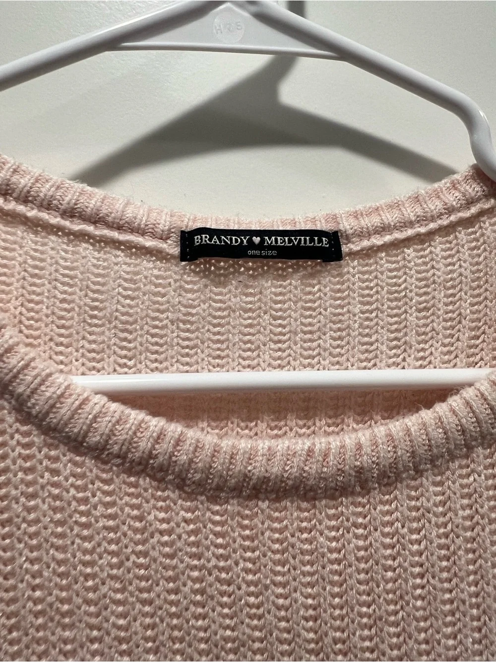 Brandy Melville Pink Women's Knit Sweater
